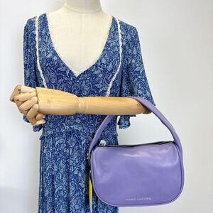 MARC JACOBS Purple Mini 'The Pushlock' Bag